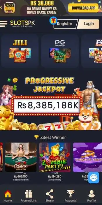 Slots PK 16 APP in Pakistan