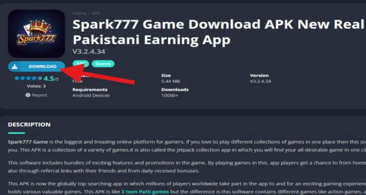 Download Spark777 Game APK